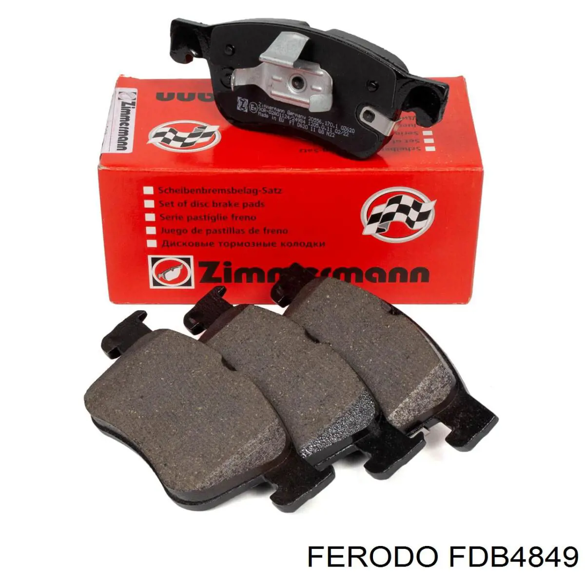 Compre FDB4849 Ferodo Sapatas do freio dianteiras de disco