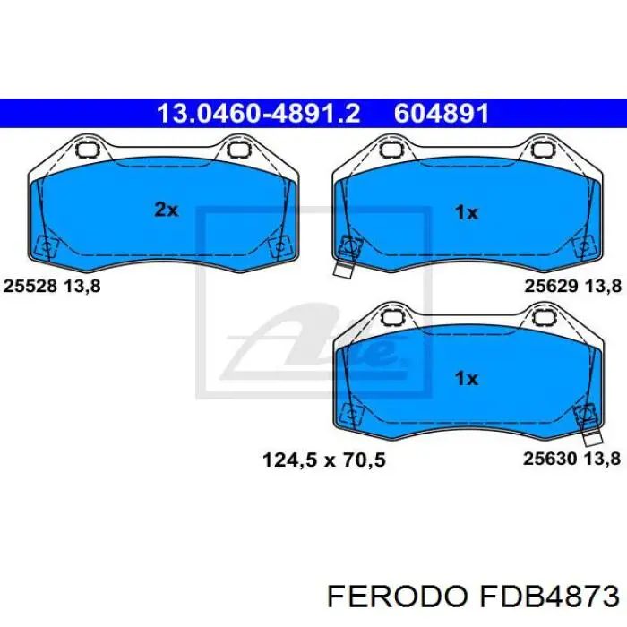 Compre FDB4873 Ferodo Sapatas do freio dianteiras de disco