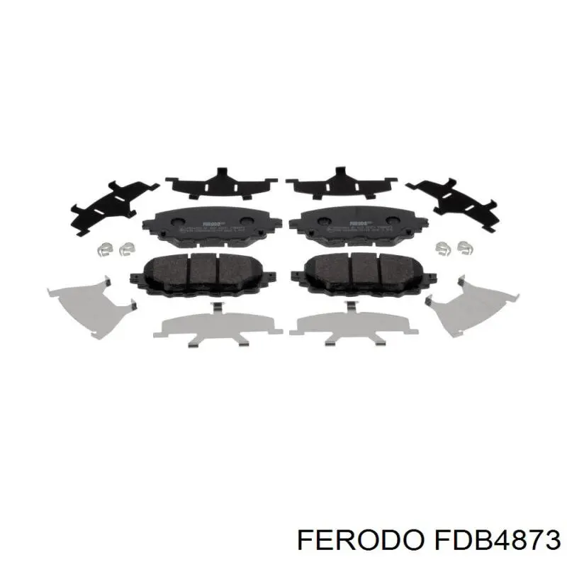 FDB4873 Ferodo Sapatas do freio dianteiras de disco