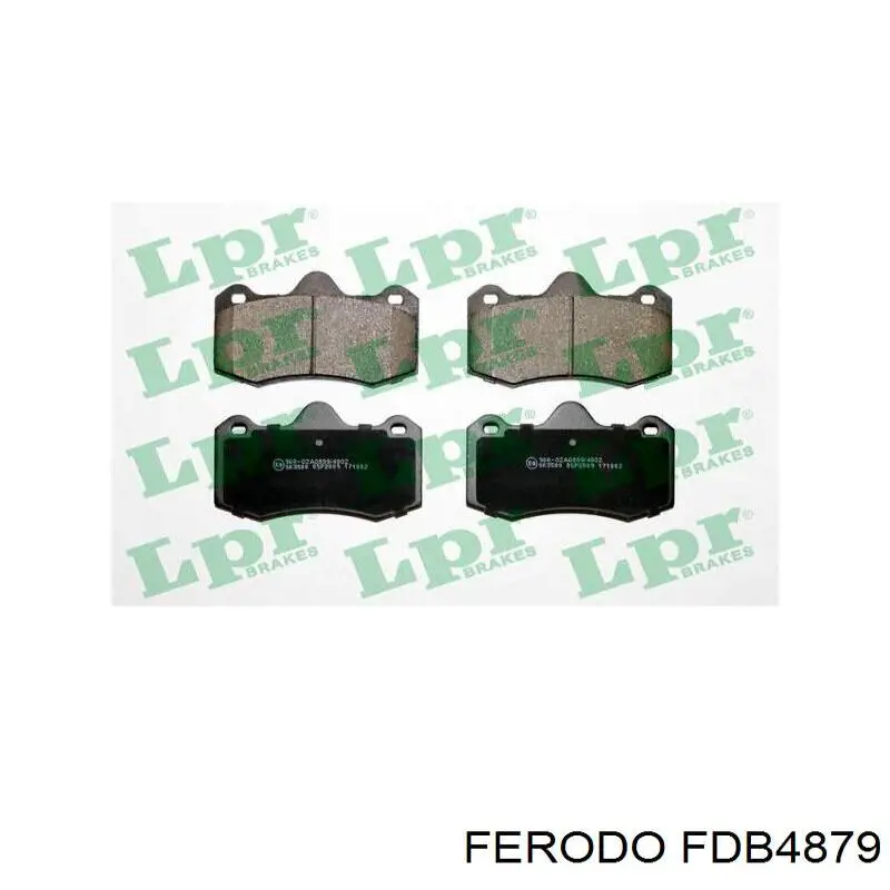 Compre FDB4879 Ferodo Sapatas do freio dianteiras de disco