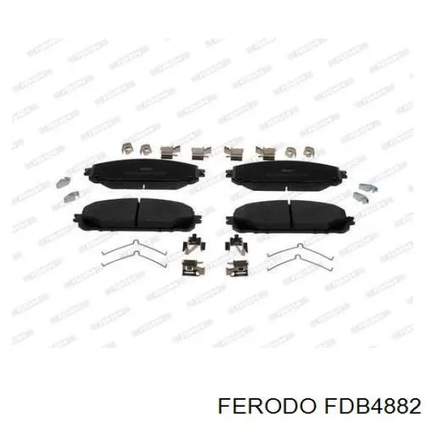 Sapatas do freio dianteiras de disco Ferodo FDB4882 preço, a partir de 50,94 USD