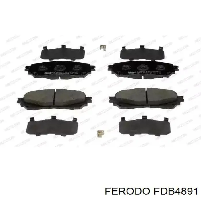 FDB4891 Ferodo Sapatas do freio dianteiras de disco