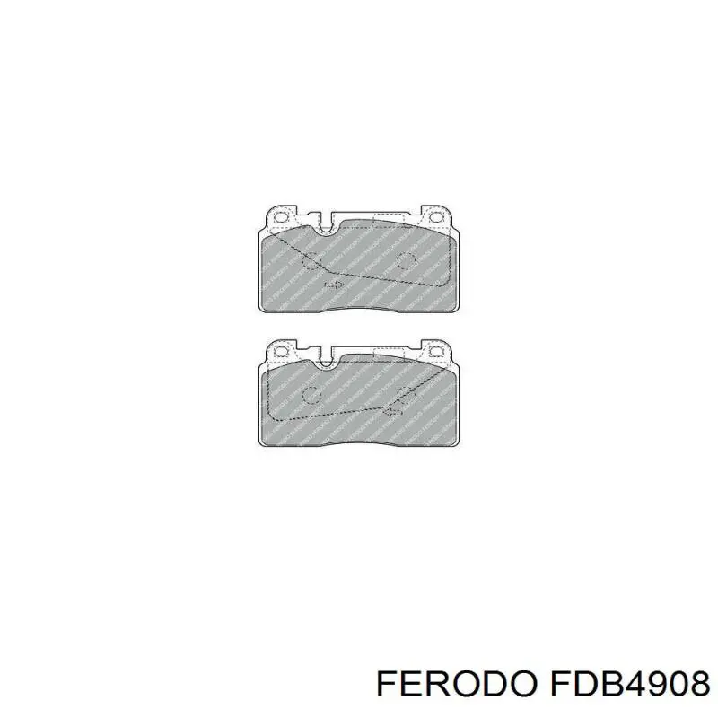 Compre FDB4908 Ferodo Sapatas do freio dianteiras de disco