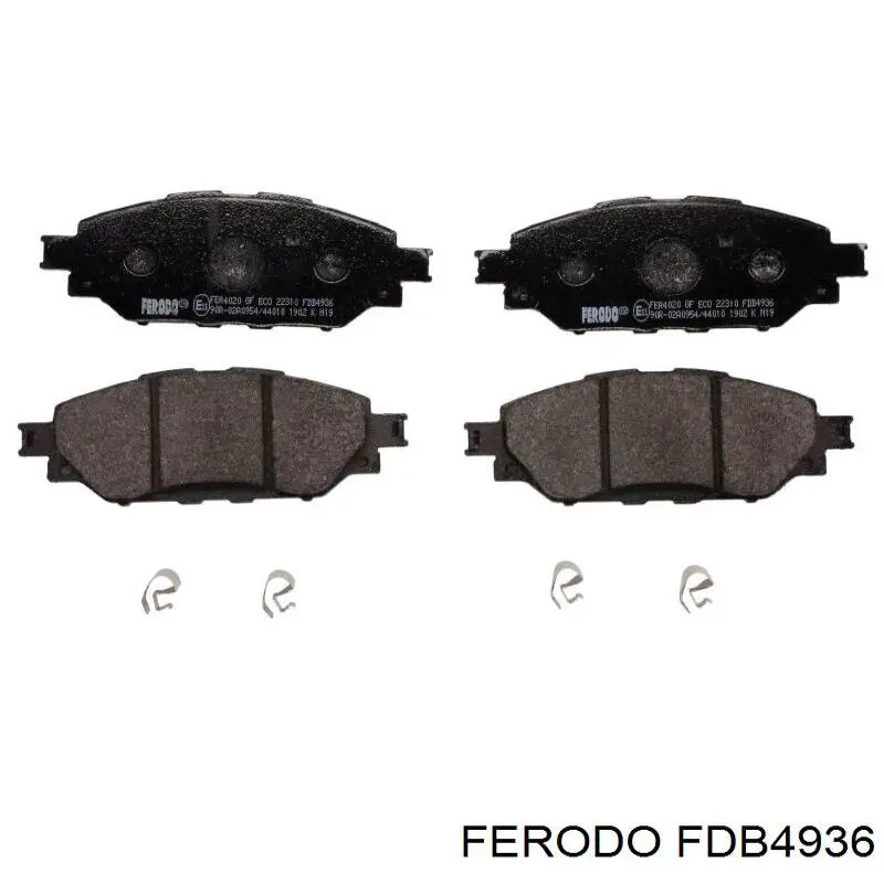 Compre 044650K420 Toyota Sapatas do freio dianteiras de disco