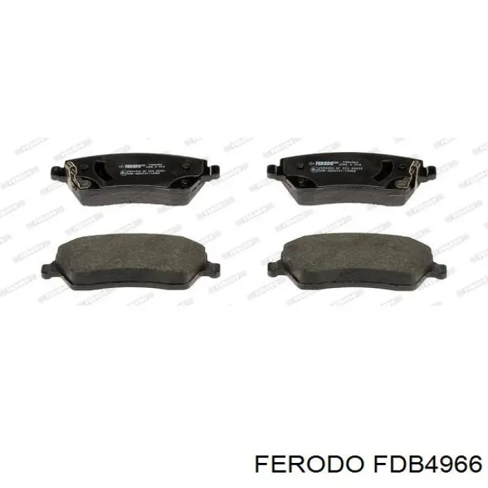 Sapatas do freio dianteiras de disco Ferodo FDB4966 preço, a partir de 26,52 USD