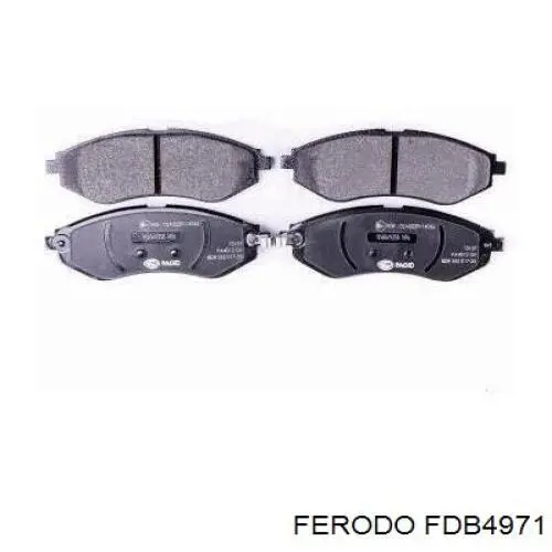 Compre FDB4971 Ferodo Sapatas do freio dianteiras de disco