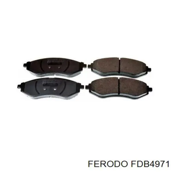Sapatas do freio dianteiras de disco Ferodo FDB4971 preço, a partir de 34,37 USD