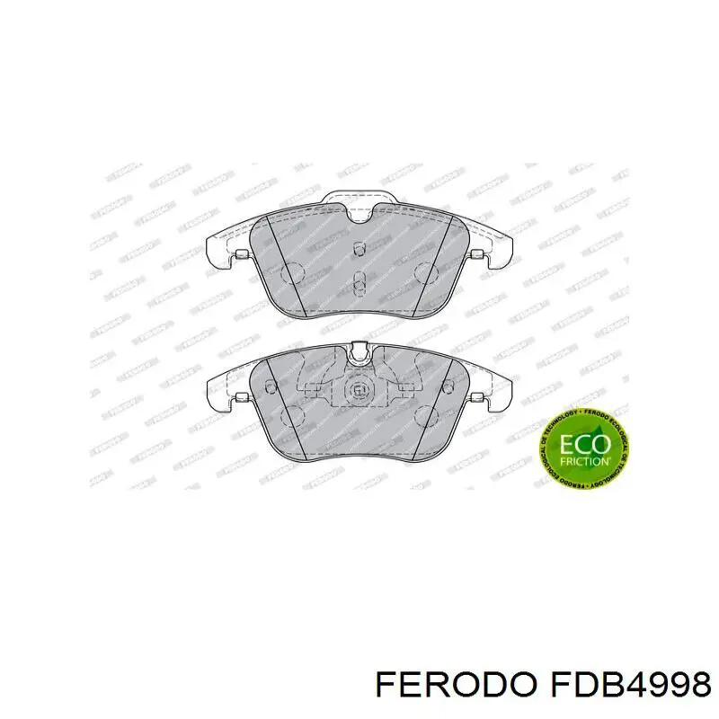 Compre FDB4998 Ferodo Sapatas do freio dianteiras de disco