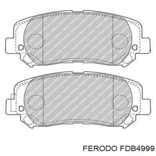 Compre FDB4999 Ferodo Sapatas do freio dianteiras de disco