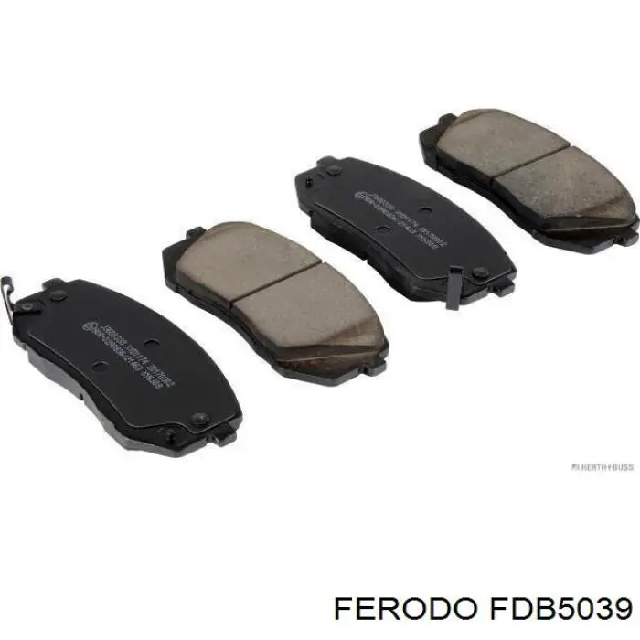 Sapatas do freio dianteiras de disco Ferodo FDB5039 preço, a partir de 39,79 USD