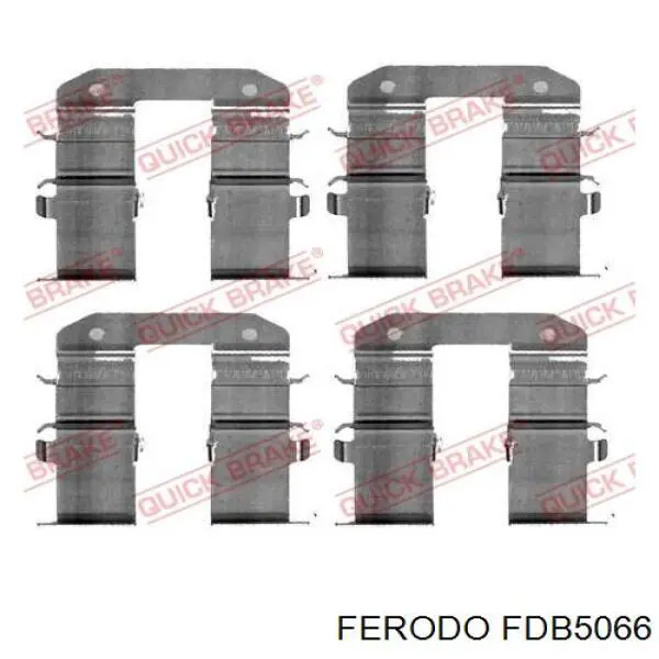 Sapatas do freio traseiras de disco Ferodo FDB5066 preço, a partir de 22,26 USD