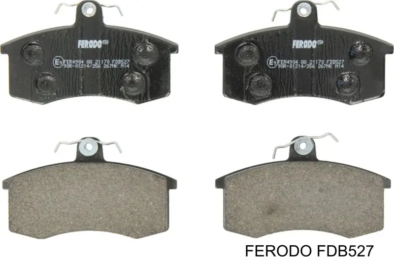 Compre FDB527 Ferodo Sapatas do freio dianteiras de disco