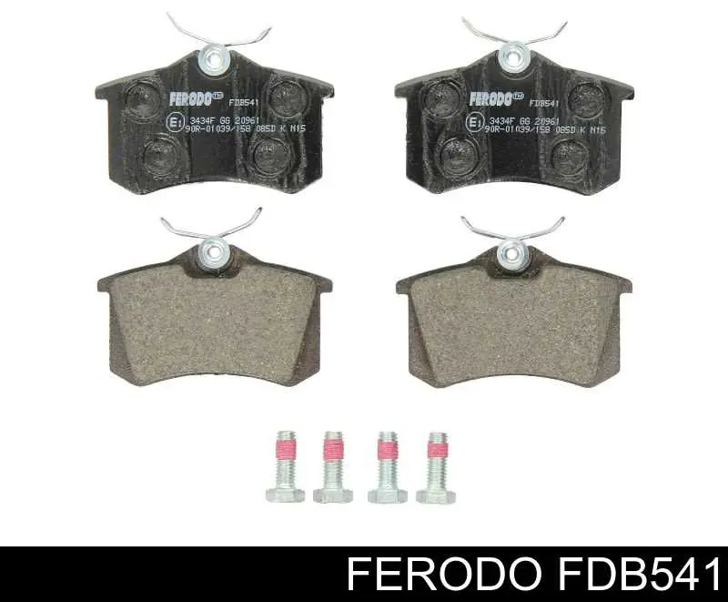 Sapatas do freio traseiras de disco Ferodo FDB541 preço, a partir de 19,43 USD