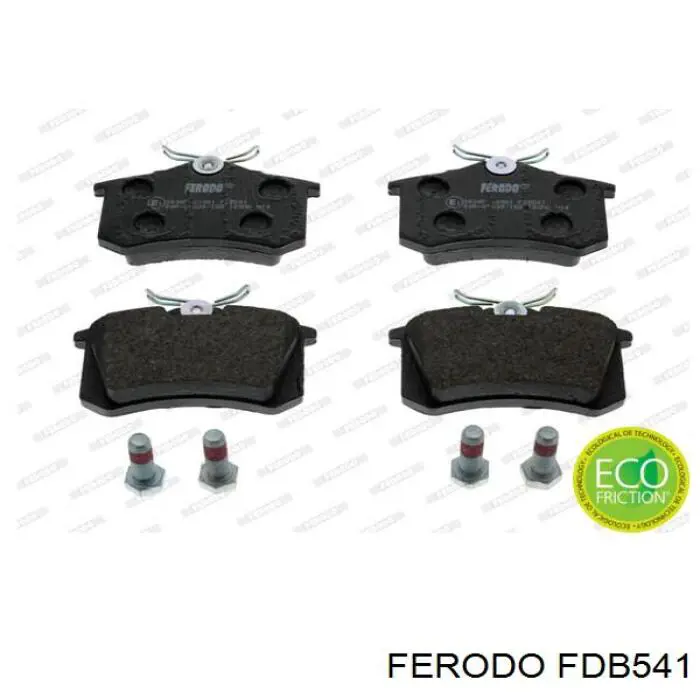 Compre FDB541 Ferodo Sapatas do freio traseiras de disco