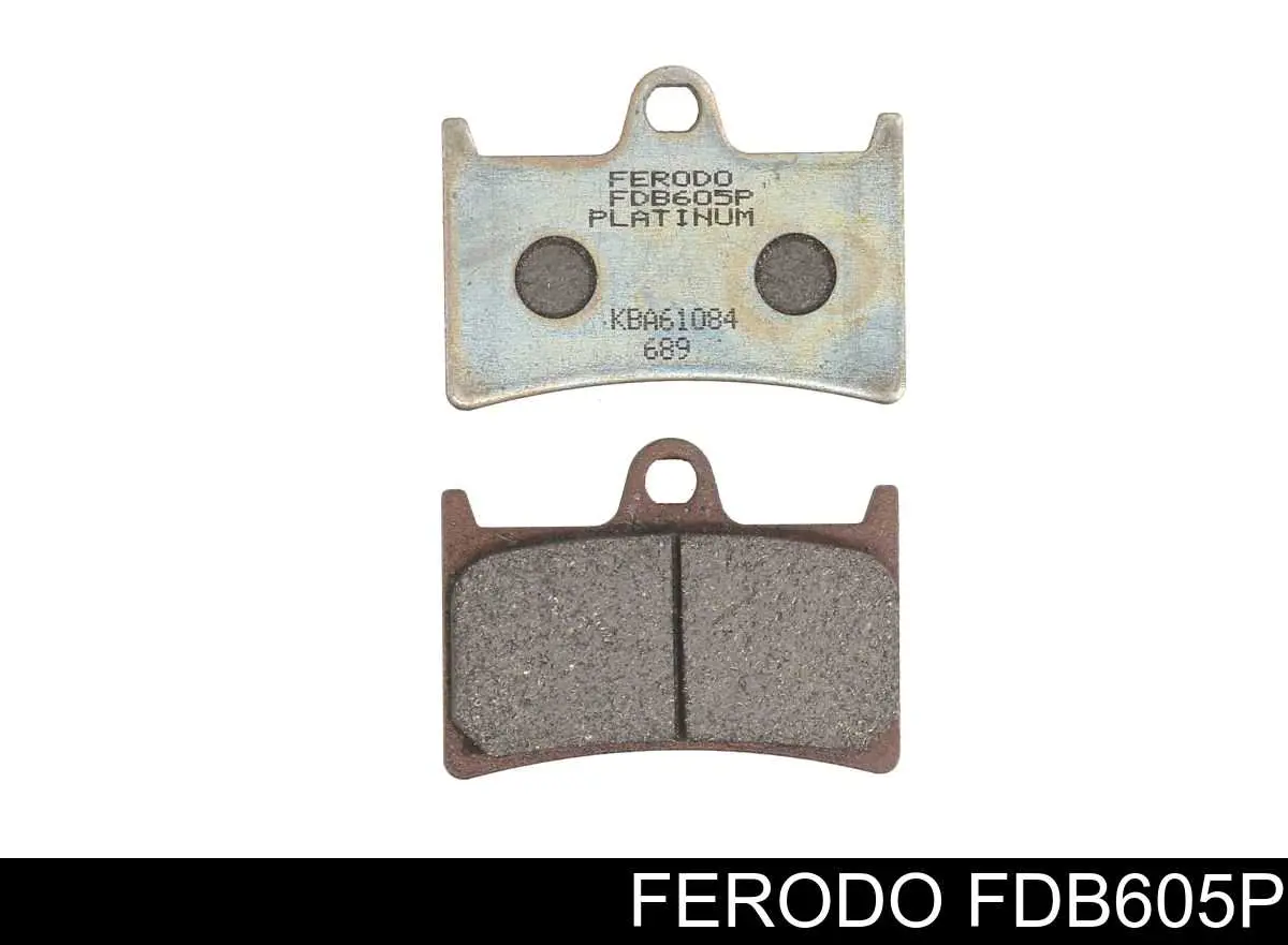Compre FDB605XRAC Ferodo Sapatas do freio dianteiras de disco