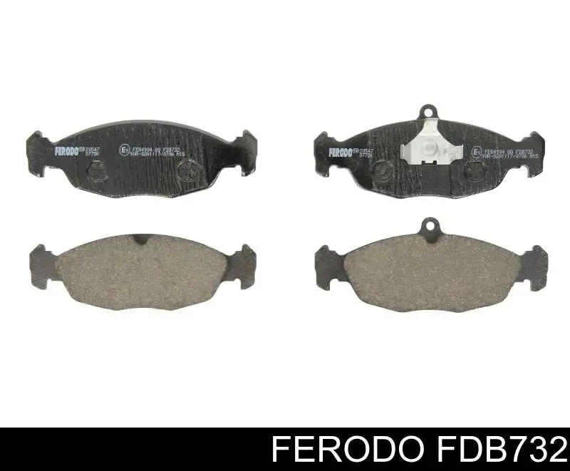 Sapatas do freio dianteiras de disco Ferodo FDB732 preço, a partir de 22,69 USD