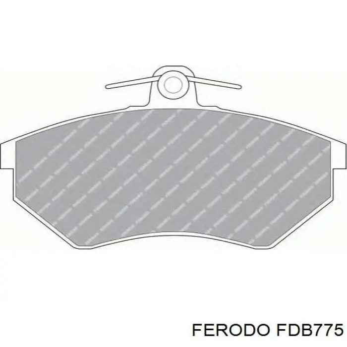 Compre FDB775 Ferodo Sapatas do freio dianteiras de disco