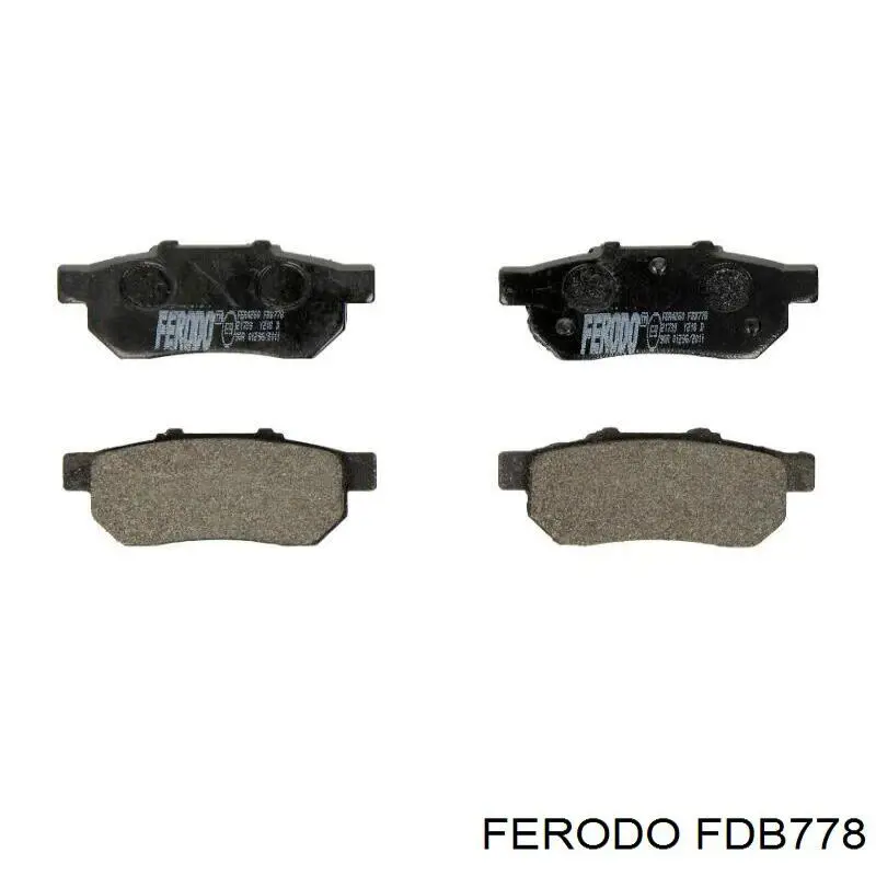 Sapatas do freio traseiras de disco Ferodo FDB778 preço, a partir de 26,73 USD