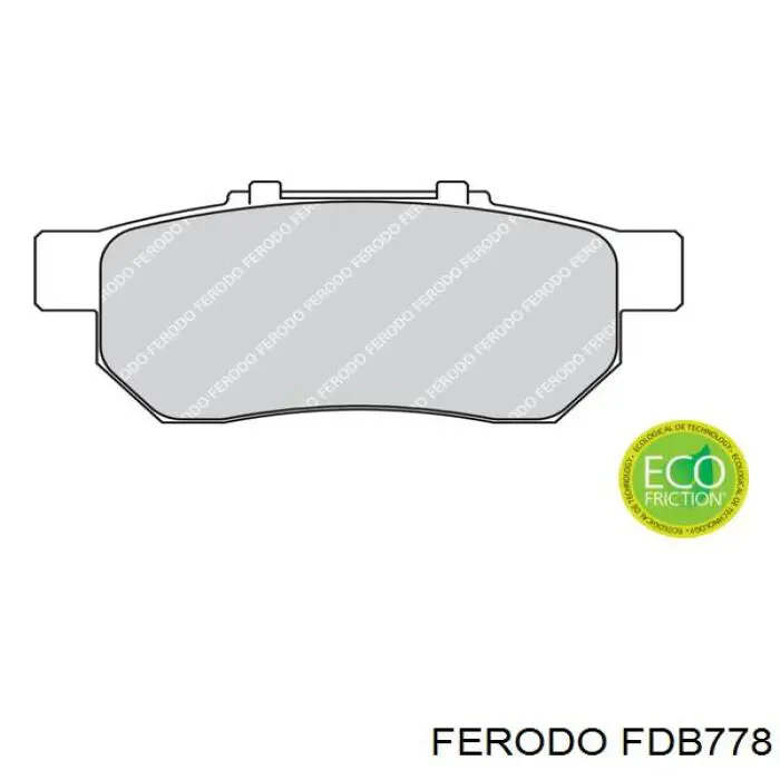Compre FDB778 Ferodo Sapatas do freio traseiras de disco