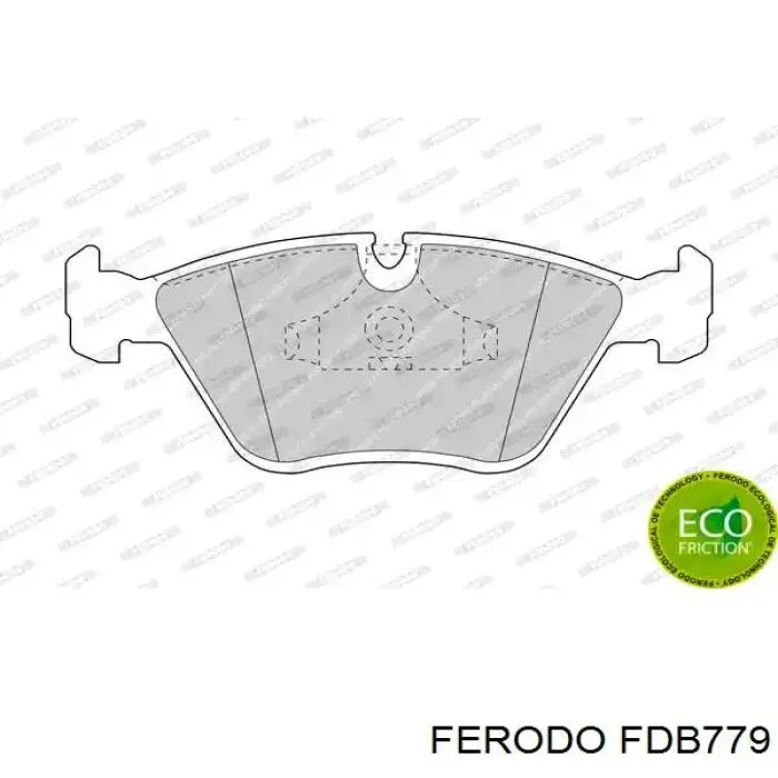 Sapatas do freio dianteiras de disco Ferodo FDB779 preço, a partir de 32,71 USD