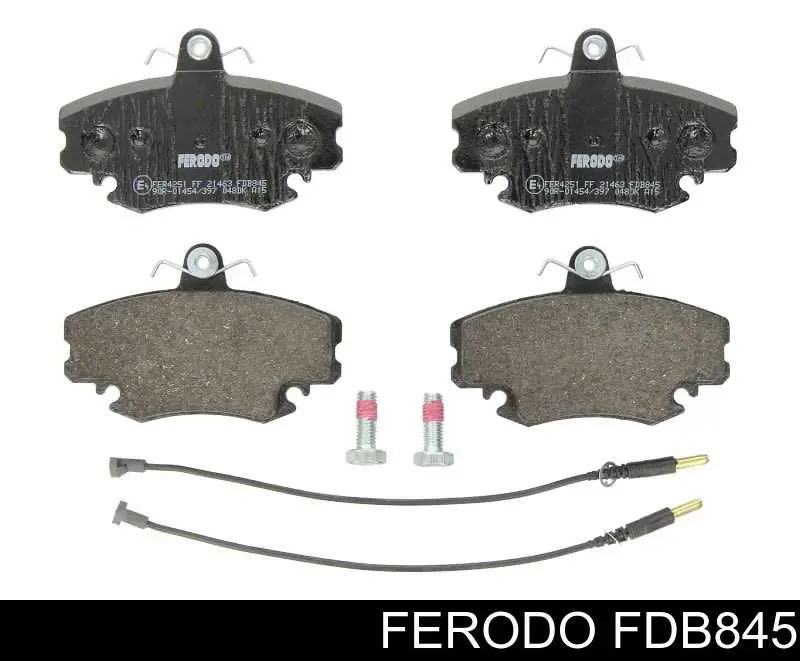 Sapatas do freio dianteiras de disco Ferodo FDB845 preço, a partir de 19,04 USD