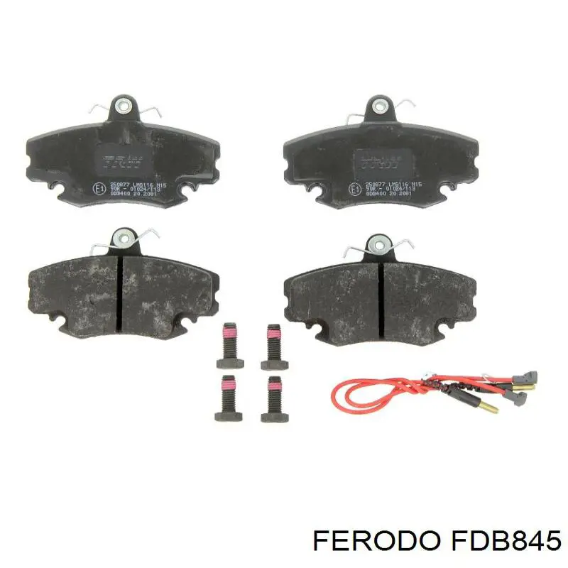 Compre FDB845 Ferodo Sapatas do freio dianteiras de disco