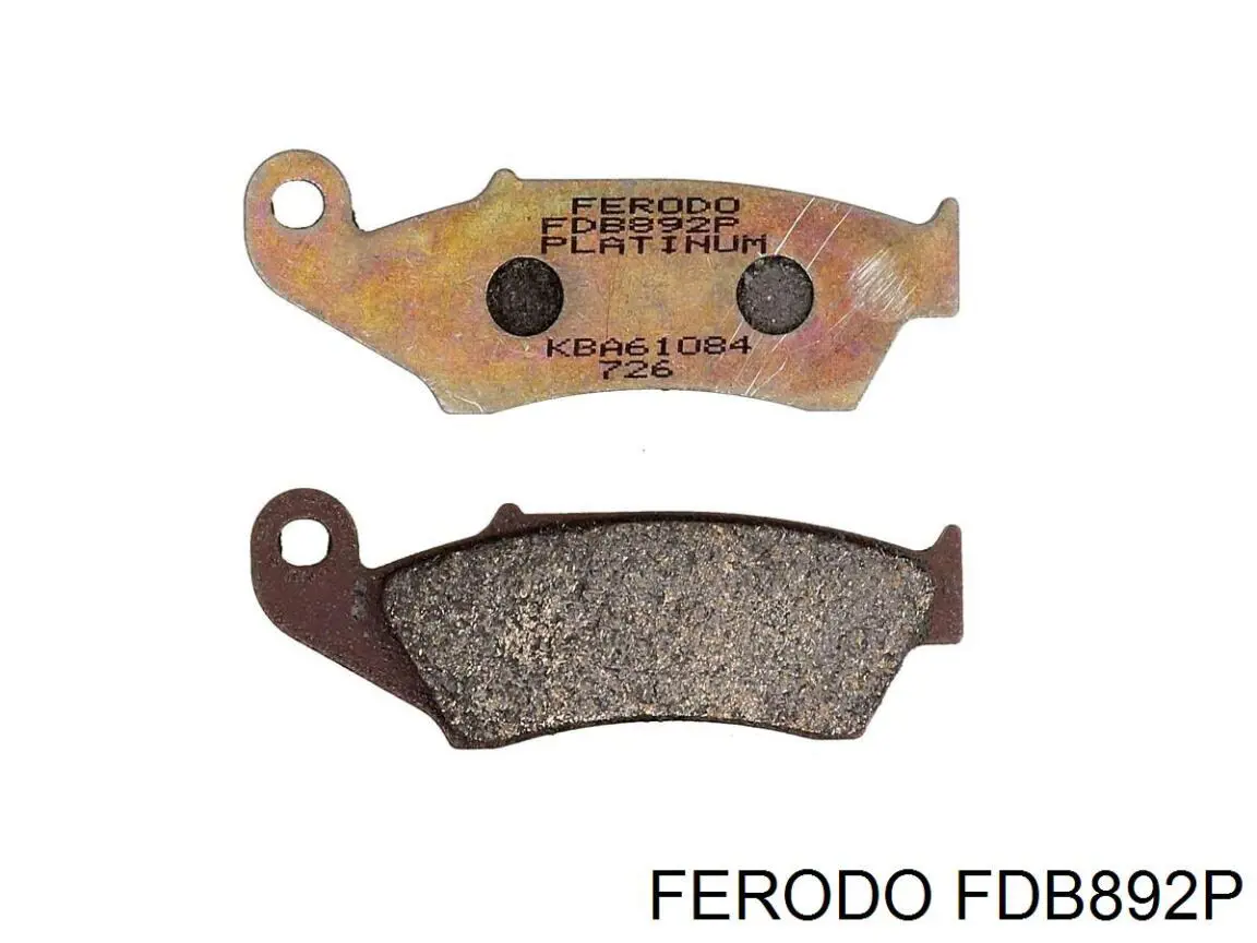 Sapatas do freio dianteiras de disco Ferodo FDB892P preço, a partir de 27,18 USD