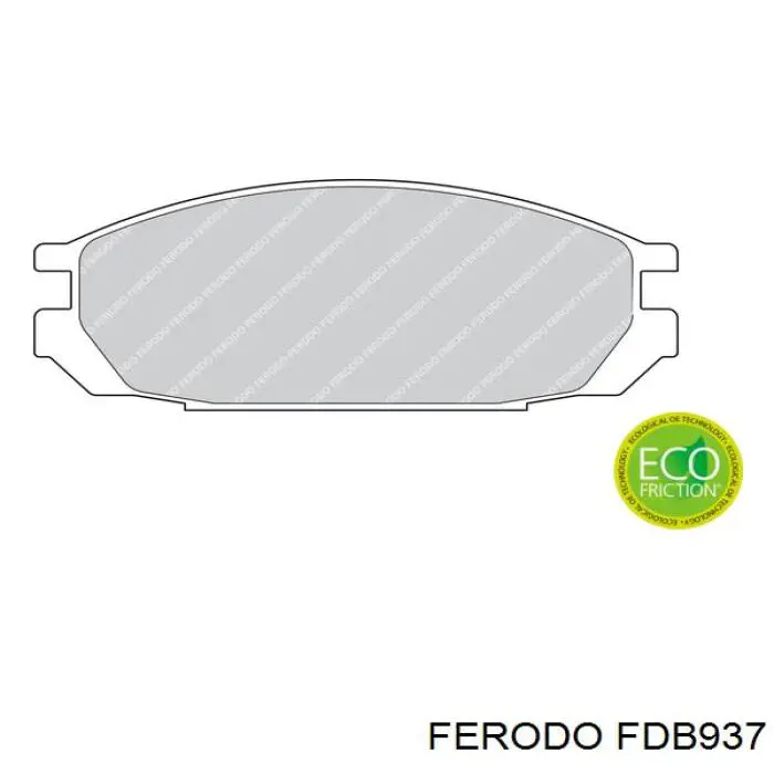 Sapatas do freio traseiras de disco Ferodo FDB937 preço, a partir de 27,06 USD