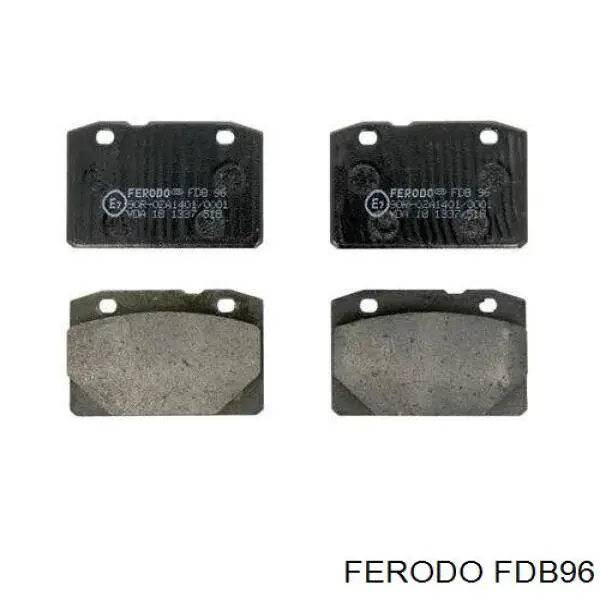Sapatas do freio dianteiras de disco Ferodo FDB96 preço, a partir de 31,25 USD
