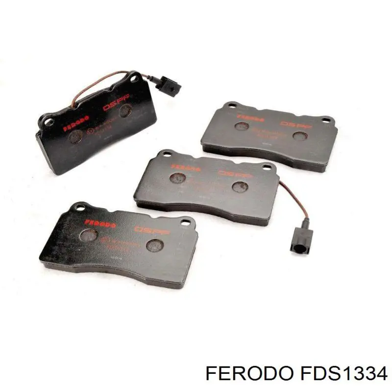 Sapatas do freio dianteiras de disco FDS1334 Ferodo