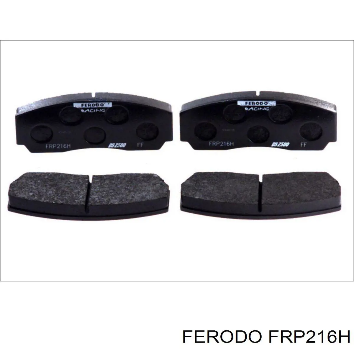 FRP216H Ferodo Sapatas do freio dianteiras de disco
