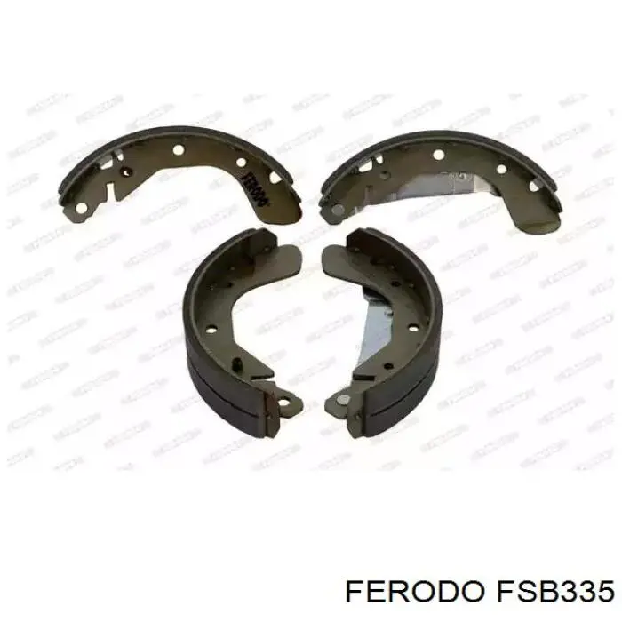 Compre FSB335 Ferodo Sapatas do freio traseiras de tambor