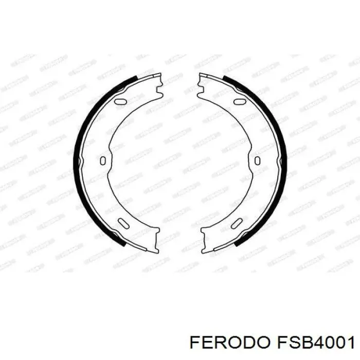 Compre FSB4001 Ferodo Sapatas do freio de estacionamento