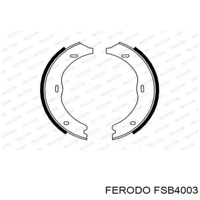 Compre FSB4003 Ferodo Sapatas do freio de estacionamento