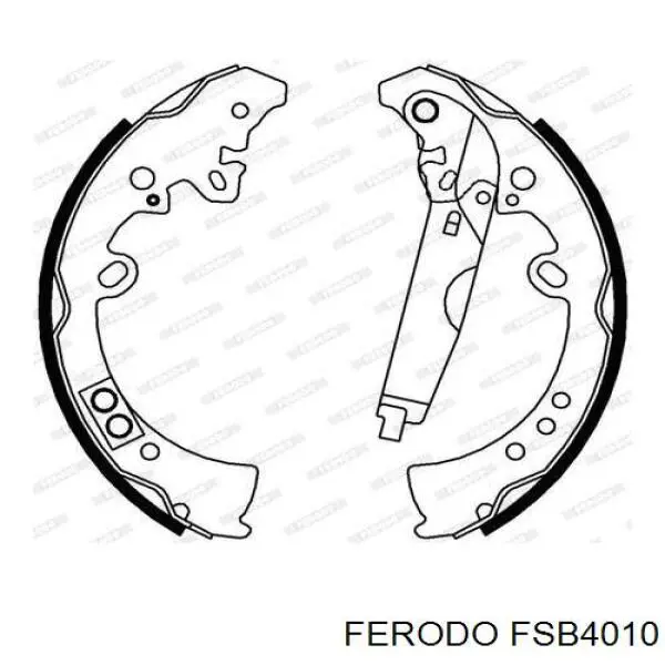 Sapatas do freio traseiras de tambor Ferodo FSB4010 preço, a partir de 72,34 USD