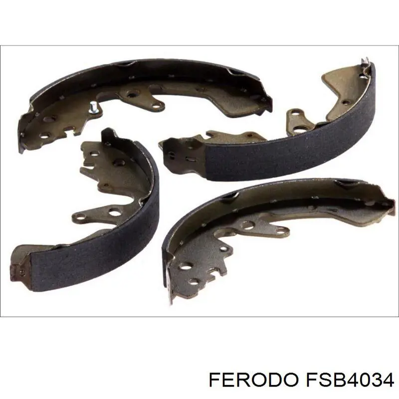 Sapatas do freio traseiras de tambor Ferodo FSB4034 preço, a partir de 68,01 USD