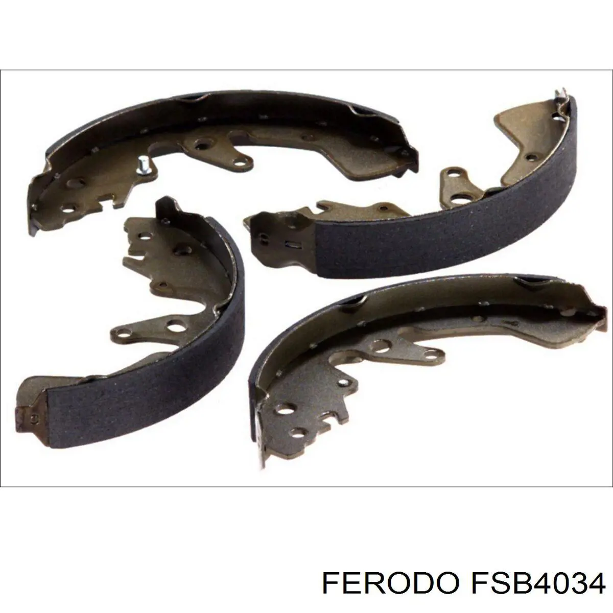 Compre FSB4034 Ferodo Sapatas do freio traseiras de tambor