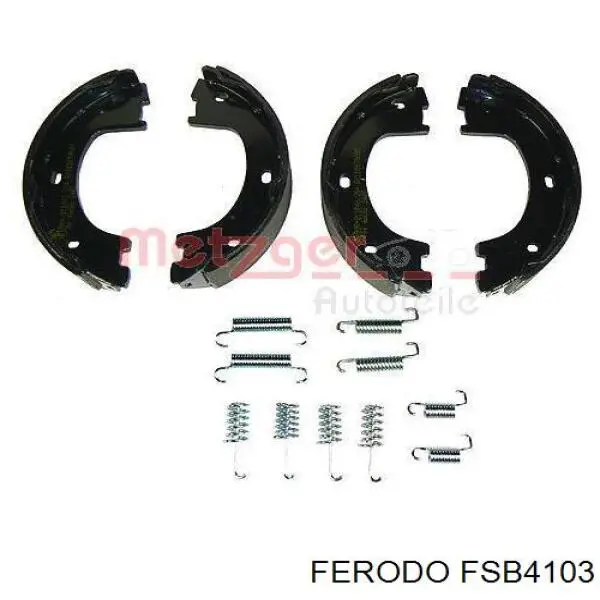 Compre FSB4103 Ferodo Sapatas do freio de estacionamento