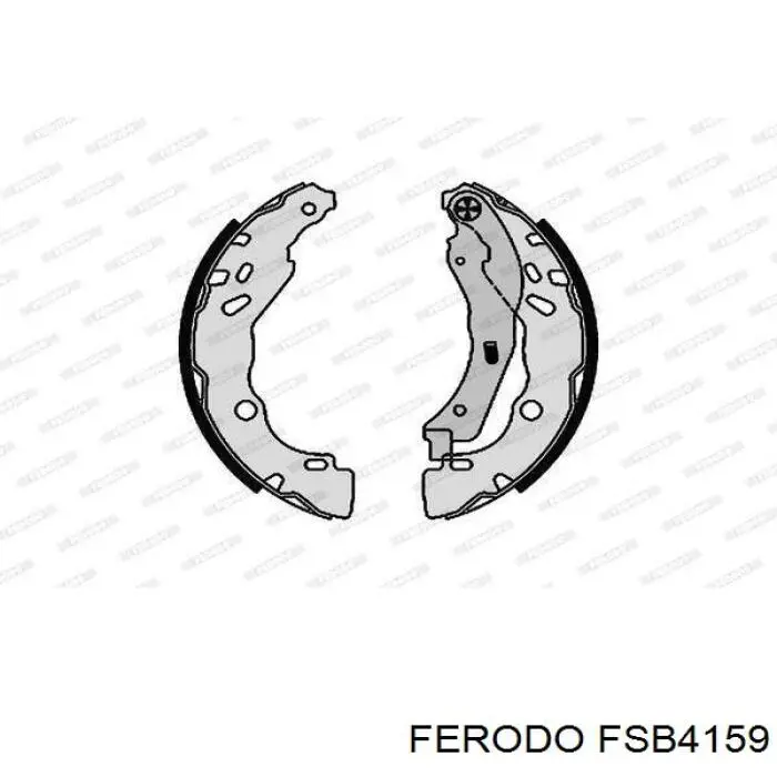 FSB4159 Ferodo Sapatas do freio traseiras de tambor