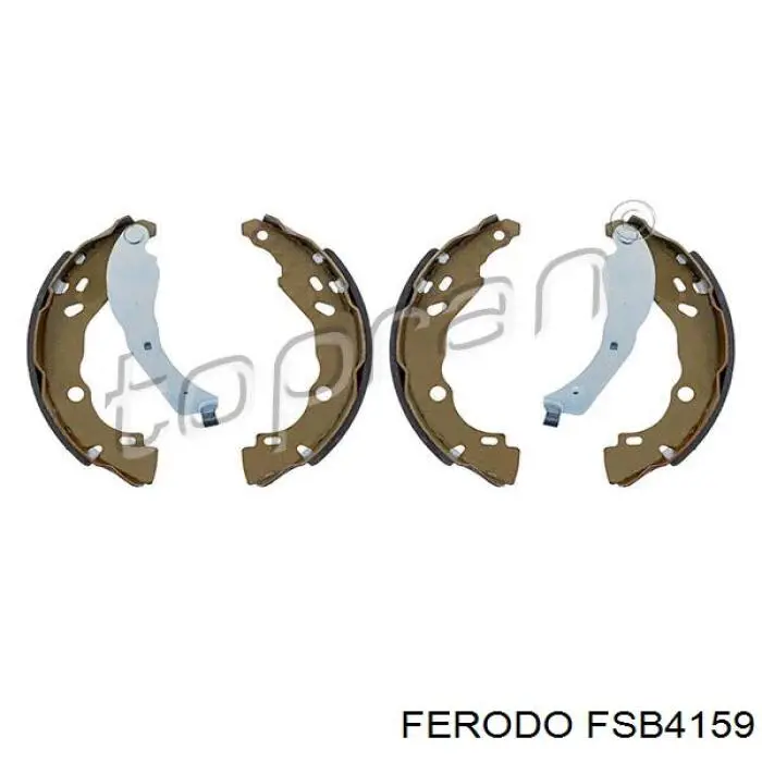 Sapatas do freio traseiras de tambor Ferodo FSB4159 preço, a partir de 34,77 USD