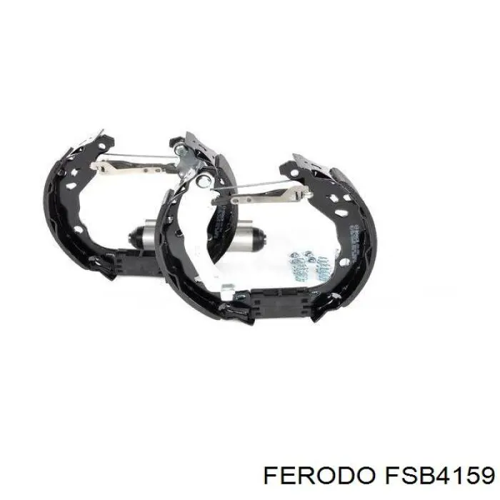 Compre FSB4159 Ferodo Sapatas do freio traseiras de tambor