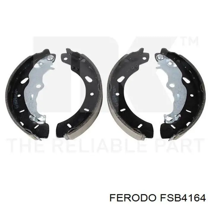 Sapatas do freio traseiras de tambor Ferodo FSB4164 preço, a partir de 51,63 USD