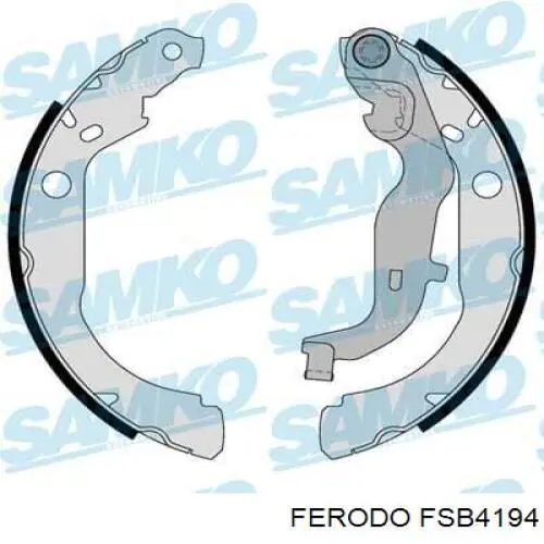 Sapatas do freio traseiras de tambor Ferodo FSB4194 preço, a partir de 44,75 USD