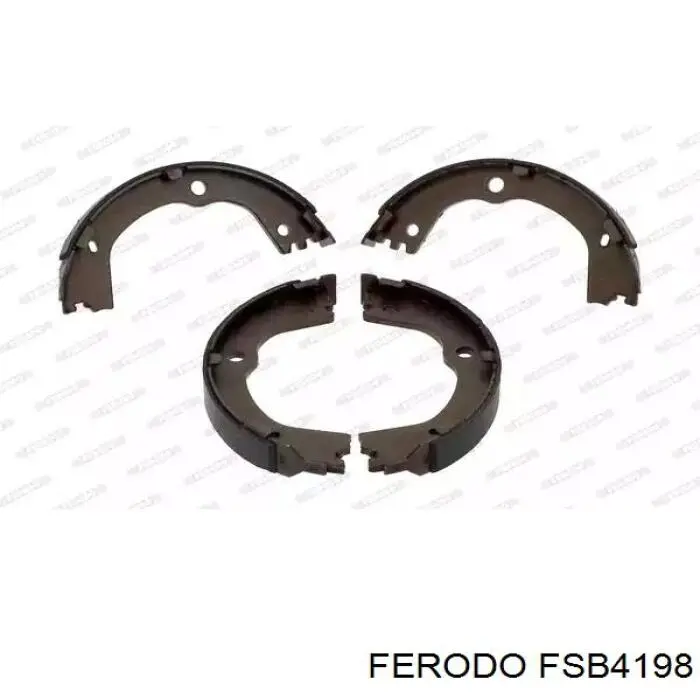 FSB4198 Ferodo Sapatas do freio de estacionamento