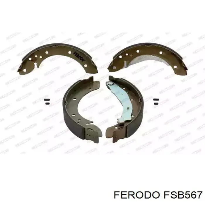 Sapatas do freio traseiras de tambor Ferodo FSB567 preço, a partir de 45,98 USD
