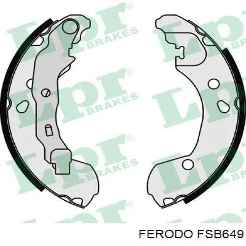 Sapatas do freio traseiras de tambor Ferodo FSB649 preço, a partir de 35,25 USD