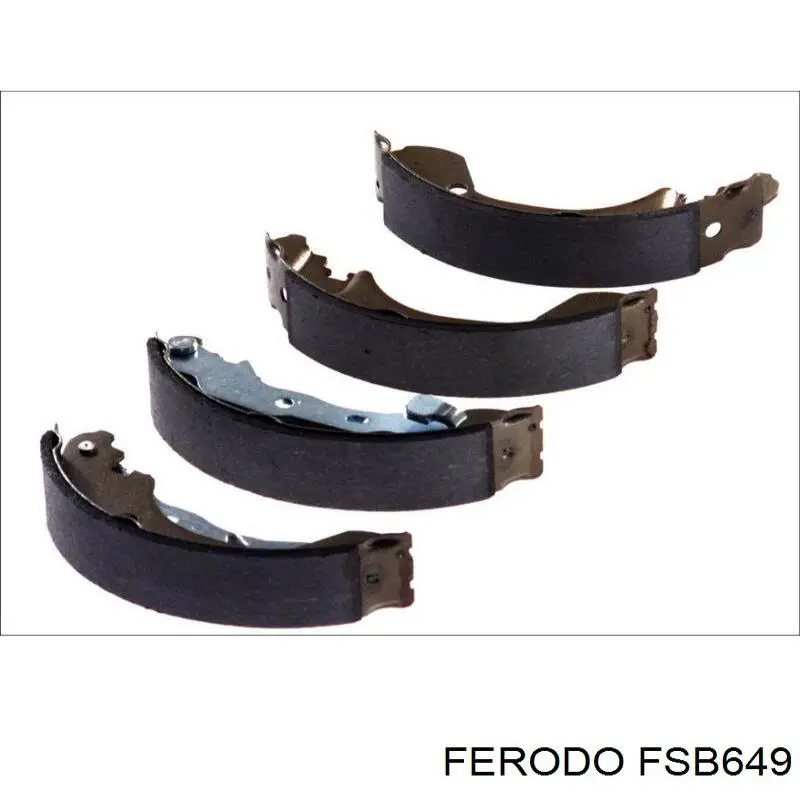 Compre FSB649 Ferodo Sapatas do freio traseiras de tambor