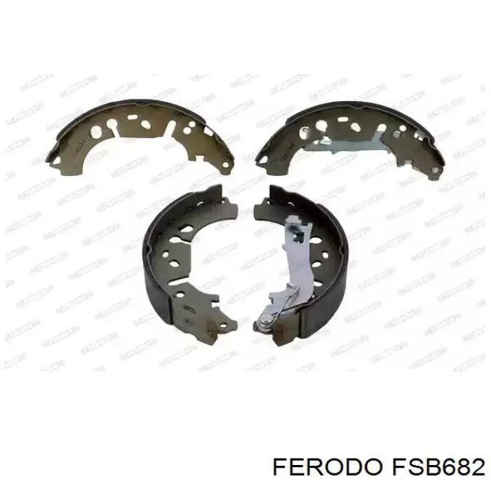 Sapatas do freio traseiras de tambor Ferodo FSB682 preço, a partir de 44,89 USD