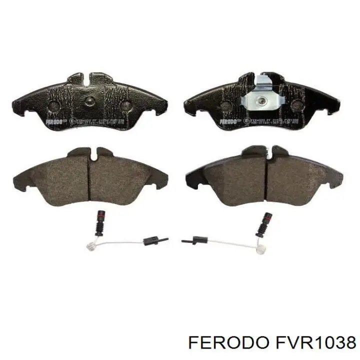 Sapatas do freio dianteiras de disco Ferodo FVR1038 preço, a partir de 36,63 USD