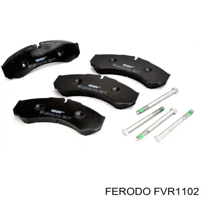 Compre FVR1102 Ferodo Sapatas do freio traseiras de disco